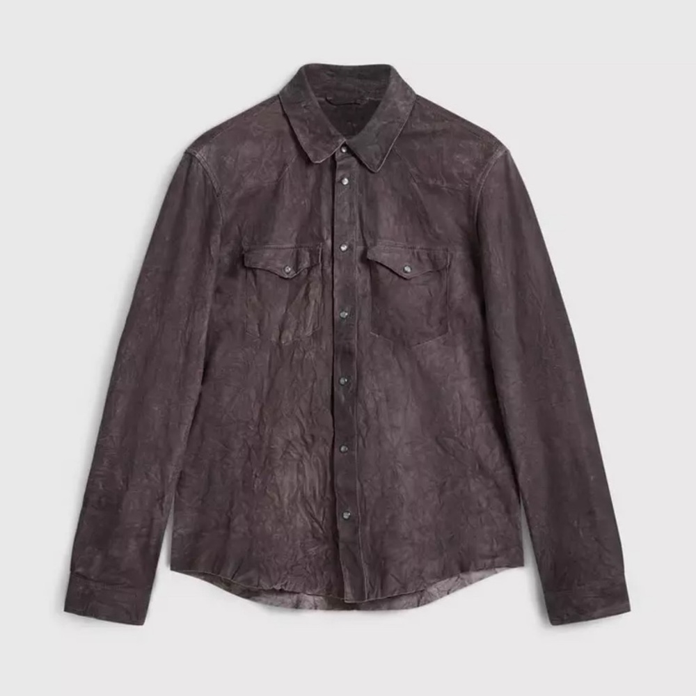 JohnVarvatos Men's Mason Shirt Western InspiredDetails,  retail$698